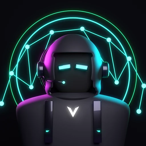 NEXUS operative: hood with tactical goggles, comms headset and a node network
